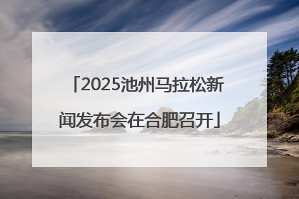 2025池州马拉松新闻发布会在合肥召开