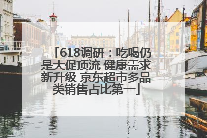 618调研：吃喝仍是大促顶流 健康需求新升级 京东超市多品类销售占比第一